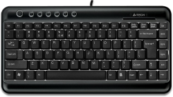 KL-5 Black Space Saver Compact Keyboard (UK Layout)