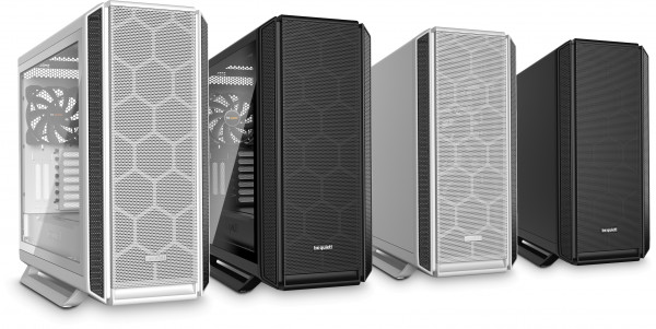 Silent Base 802, available with or without a tempered glass side panel