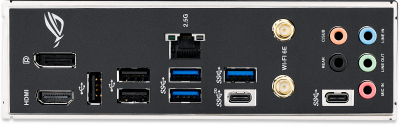 Rear motherboard ports