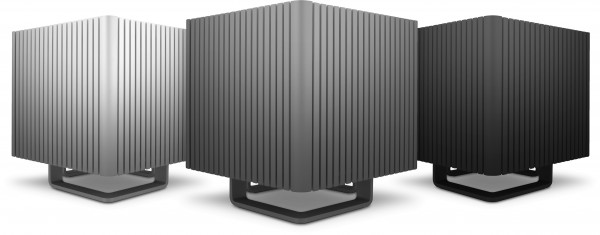 The DB4 Fanless Cude, available in Silver, Titanium or Black